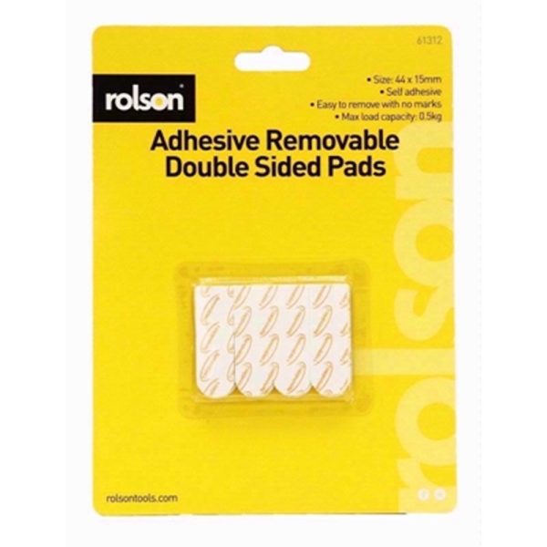 ROLSON DOUBLE SIDED ADHESIVE PADS 12PC