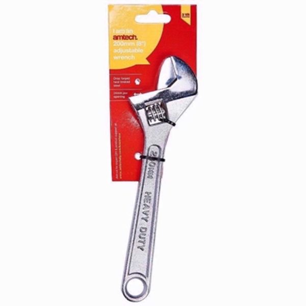AMTECH WRENCH ADJUSTABLE 8 INCH