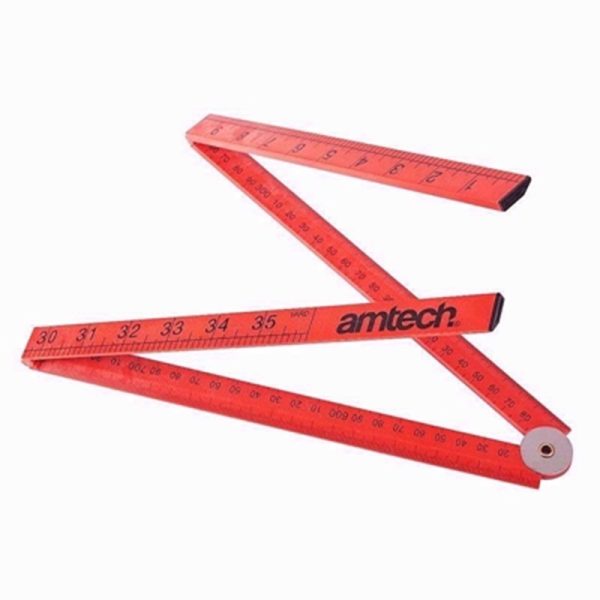 AMTECH RULER FOLDING PLASTIC 1M