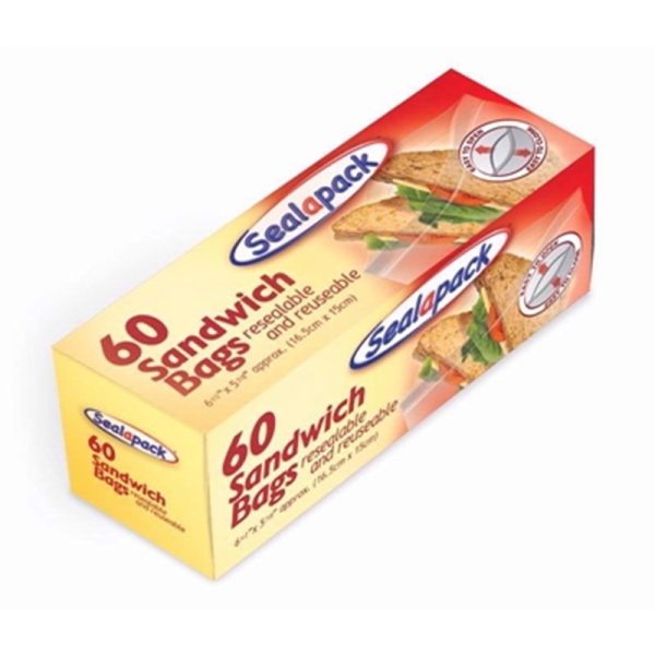 SEALAPACK BOXED SANDWICH BAGS 40