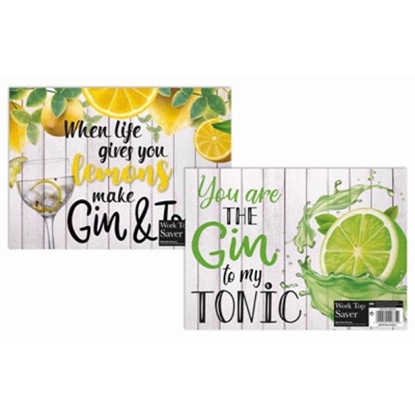 WORKTOP SAVER GIN N TONIC