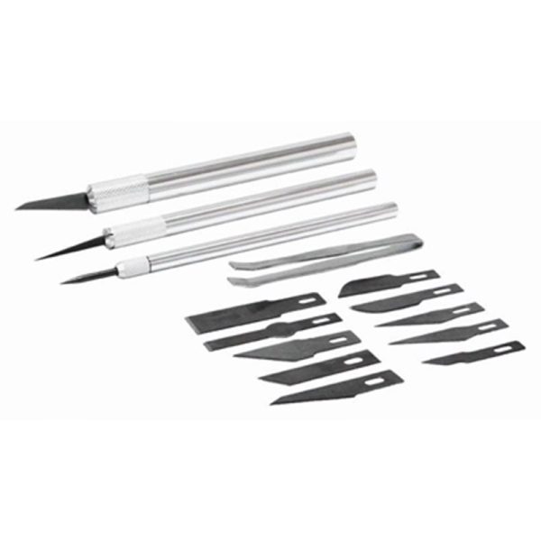 ROLSON HOBBY KNIFE 17PC SET*