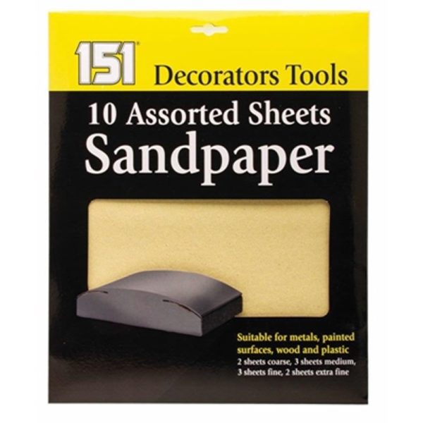 151 DECORATOR TOOL SANDPAPER ASS