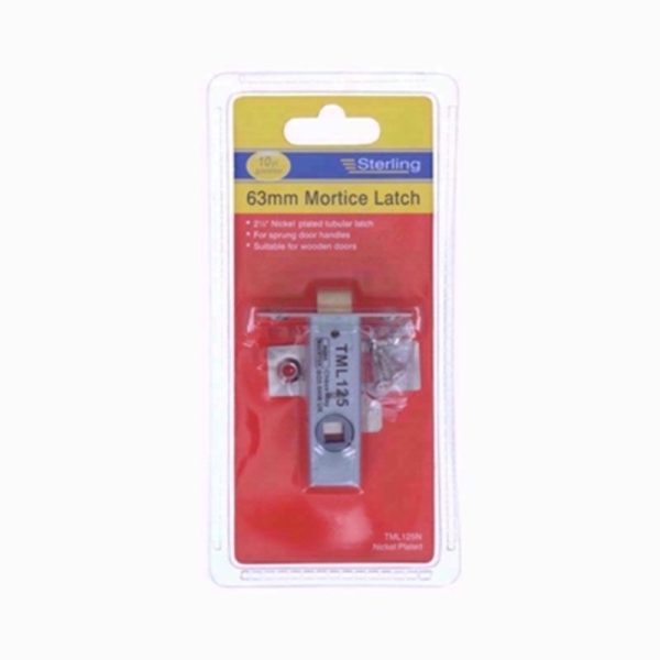 STERLING MORTICE LATCH NICKELTML125N