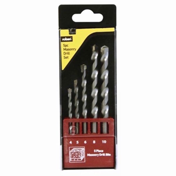 ROLSON MASONRY DRILL BIT 5PC SET