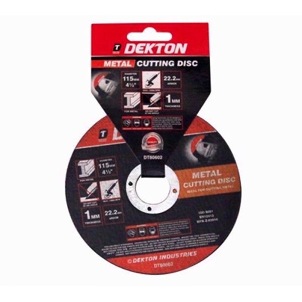 DEKTON CUTTING DISC METAL 115MM