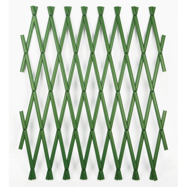 GREEN BLADE EXPANDING GREEN PLASTIC TRELLIS FENCE 180 X 46CM