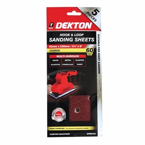 DEKTON HOOK & LOOP SANDING 5PC