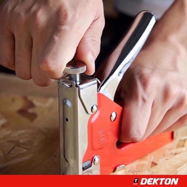 DEKTON STAPLE GUN 3 IN 1 WITH STAPLES