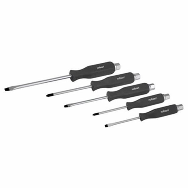 ROLSON SCREWDRIVER HEX SHANK SET 5PCE