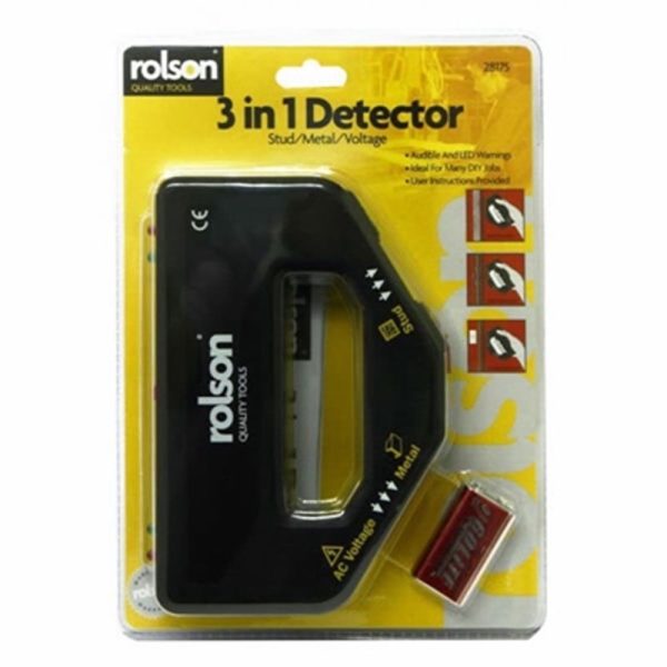 ROLSON DETECTOR 3 IN 1 STUD/METAL/VOLTAGE