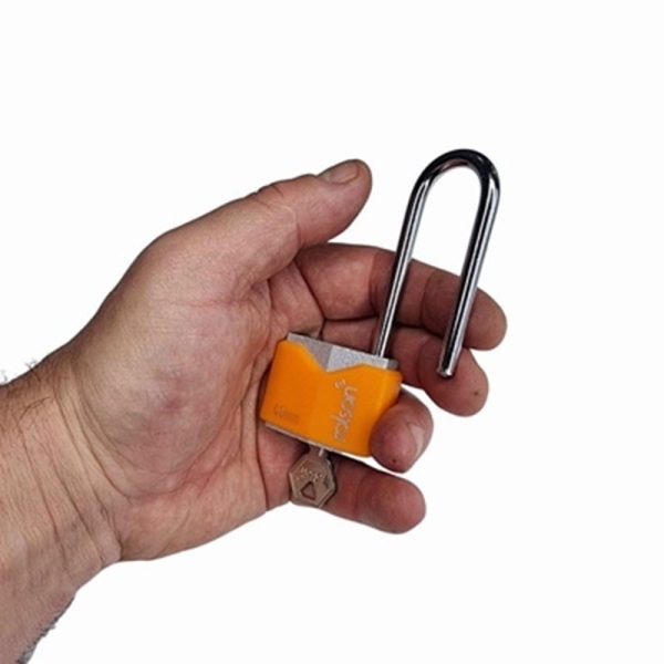 ROLSON LONG SHACKLE IRON PADLOCK 40MM