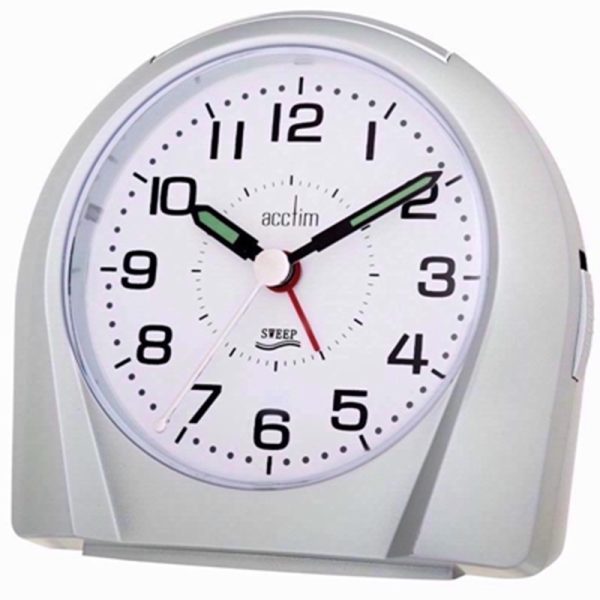 ACCTIM EUROPA ALARM CLOCK SILVER