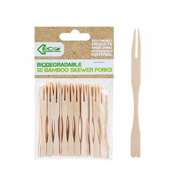 ECO CONNECTION BAMBOO SKEWER PACK OF 50