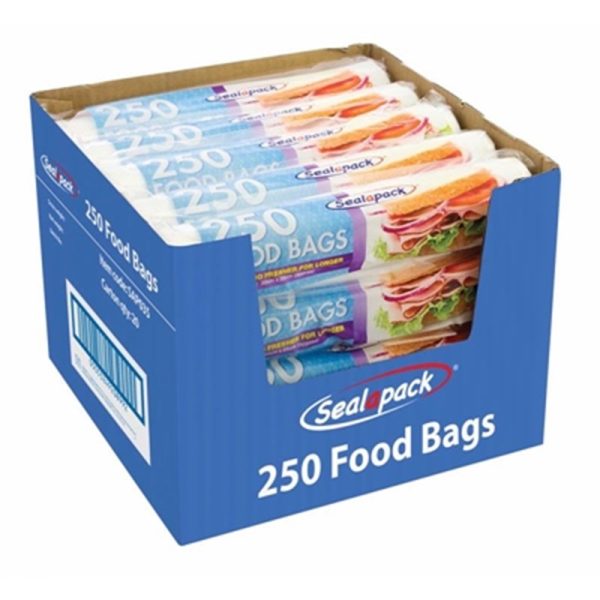 SEALAPACK ROLLS FOOD BAGS LARGE 250