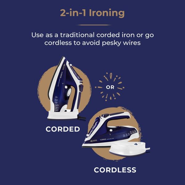 TOWER CORDLESS IRON T22008TL