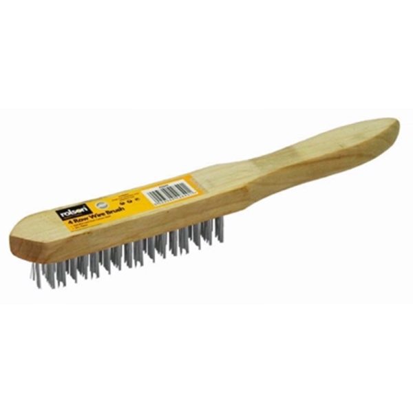 ROLSON WIRE BRUSH WOODEN HANDLE