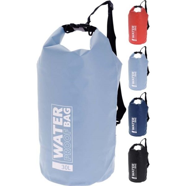 BAG WATREPROOF 30LTR 4ASS