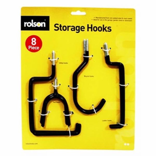 ROLSON STORAGE HOOKS 8PCE