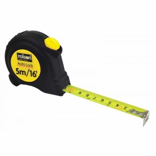 ROLSON TAPE MEASURE AUTO LOCK 5MTR