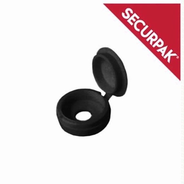 SECURPAK SCREW CAPS BLACK