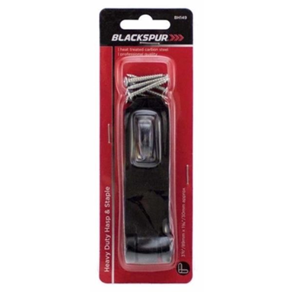 BLACKSPUR HEAVY DUTY HASP & STAPLE BH149