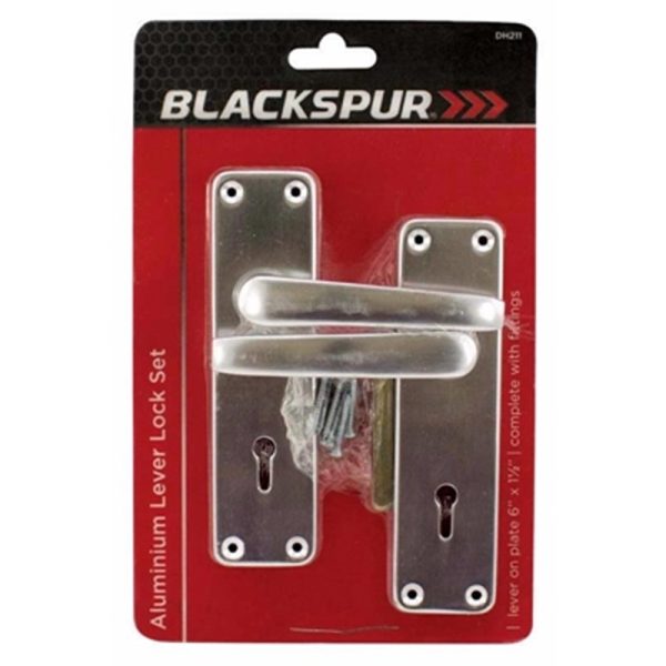 BLACKSPUR LEVER LOCK SET ALUM