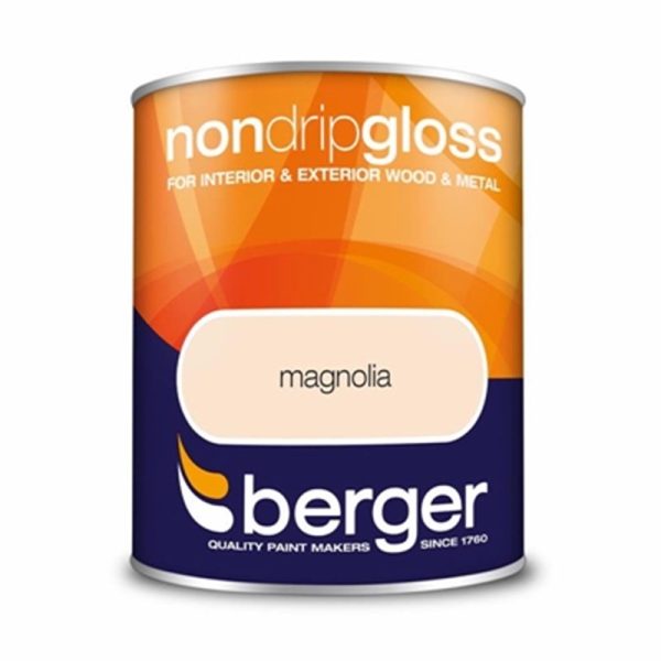 BERGER NON DRIP GLOSS 750ML MAGNOLIA