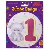 EUROWRAP GIANT BIRTHDAY BADGE GIRL 1