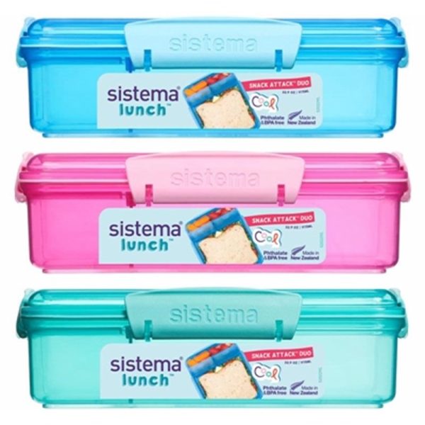 SISTEMA SNACK ATTACK DUO 975ML FOOD BOX