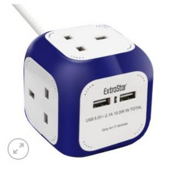 EXTRASTAR POWER CUBE USB 1.5M NAVY