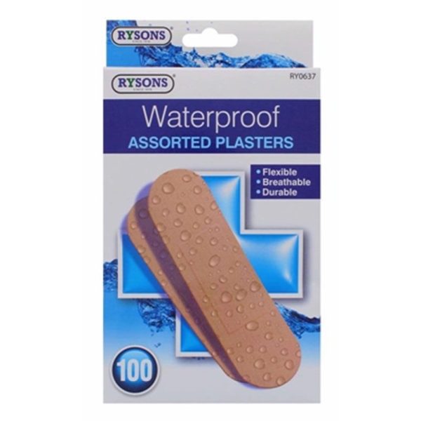 WATERPROOF PLASTER ASSTS PACK OF 100