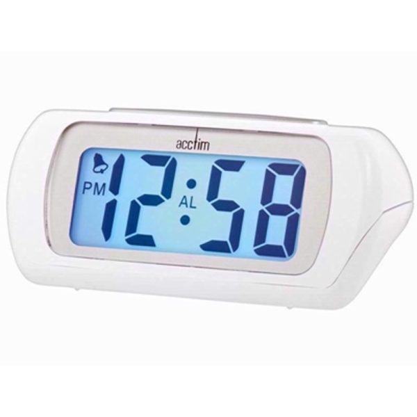 ACCTIM AURIC ALARM CLOCK WHITE