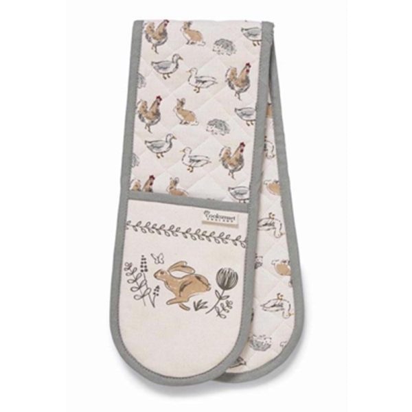 COOKSMART DOUBLE OVEN GLOVE COUNTRY ANIM