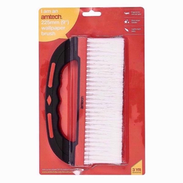 AMTECH WALLPAPER BRUSH SOFT GRIP 9INCH