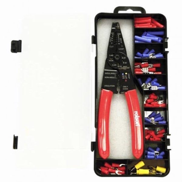 ROLSON CRIMPER KIT 84PC CONNECTORS