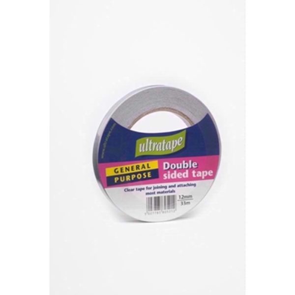 ULTRATAPE CLEAR D/S TAPE 12X33M