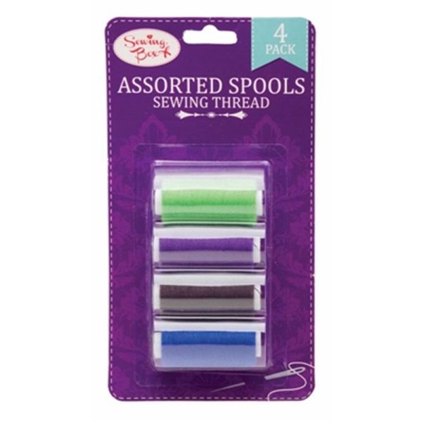 SEWING BOX SEWING THREAD ASSTD