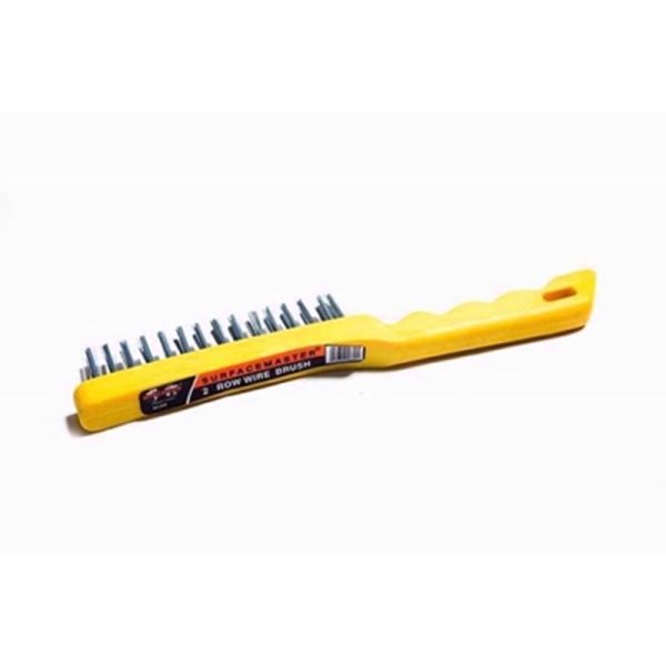 GLOBE WIRE BRUSH 4 ROW PLASTIC HANDLE