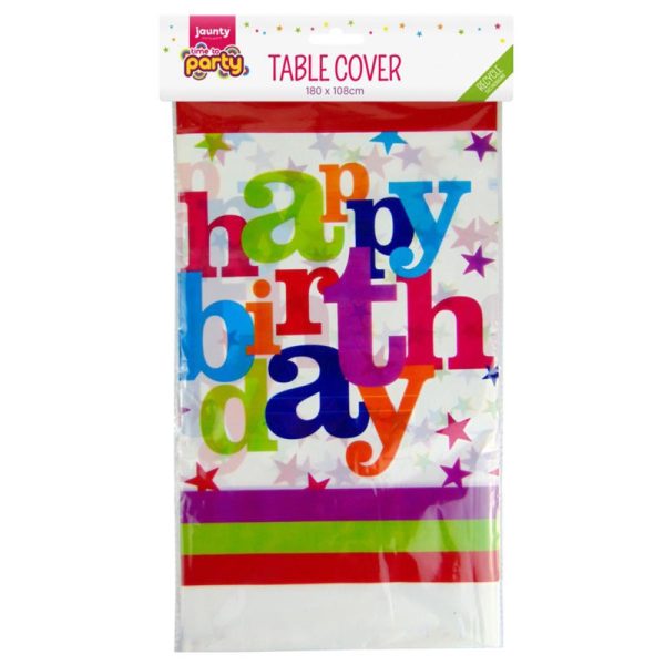 TIME TO PARTY TABLE COVER