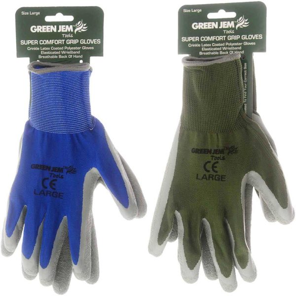 GARDEN GRIP GLOVES LARGE