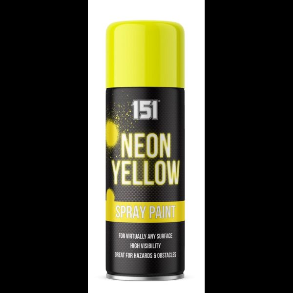 151 NEON YELLOW SPRAY PAINT 400ML