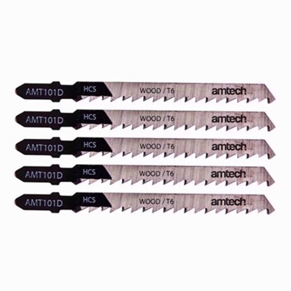 AMTECH JIGSAW WOOD BLADE 5PC SET (AMT101D)