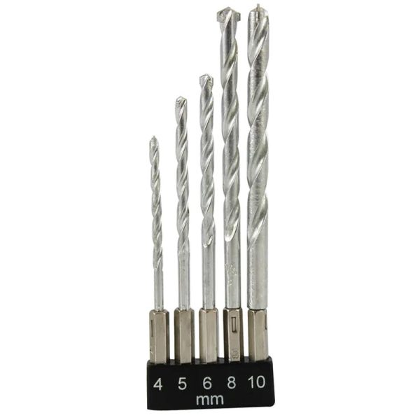 DEKTON MASONRY DRILL SET 4-10MM 5PC