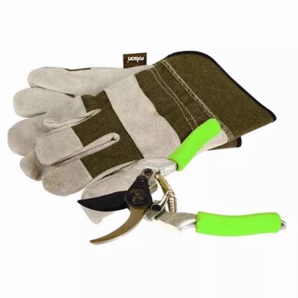 ROLSON GARDEN GLOVE & SECATEUR SET