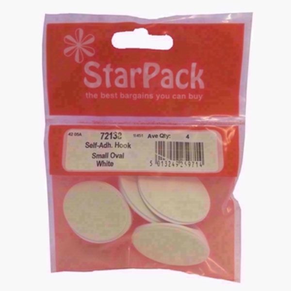 STARPACK ADHESIVE OVAL HOOK