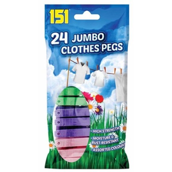 151 PEGS PLASTIC JUMBO 24