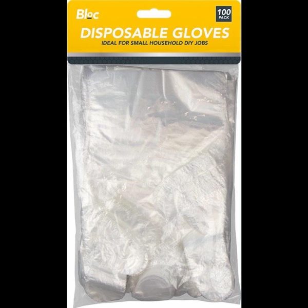 BLOC GLOVES DISPOSABLE PACK OF 100