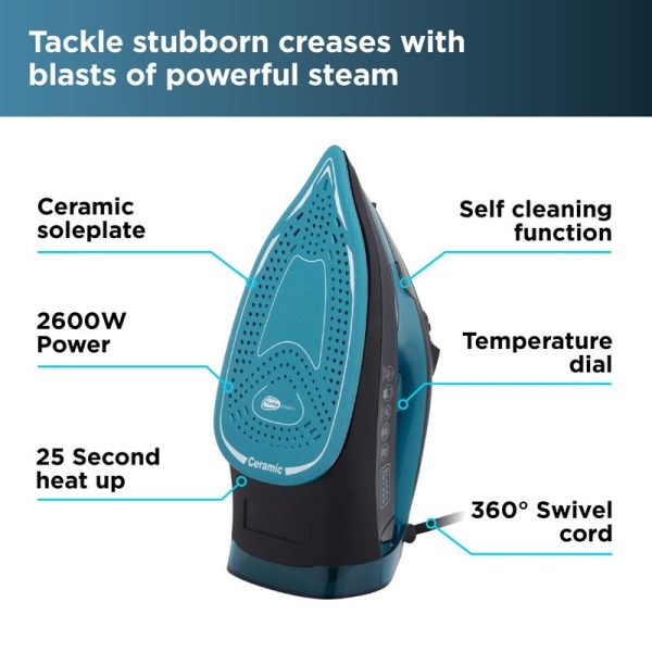 BLACK AND DECKER STEAM IRON 2600W