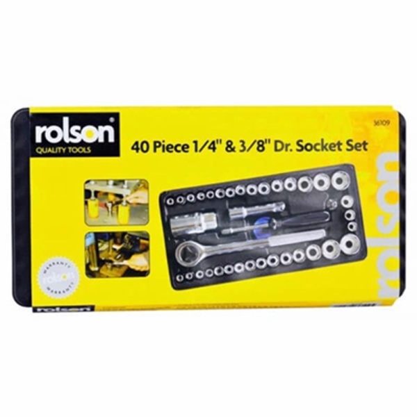 ROLSON SOCKET SET 40PCE